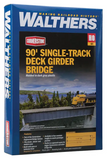 Walthers 933-4508 HO scale 90' Single-Track Railroad Deck Girder Bridge kit