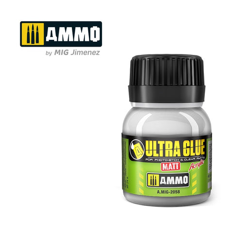 AMMO of Mig Jimenez Ultra Glue Matt for Photo-Etch and Clear Part s- AMIG2058