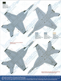 TwoBobs 1/48 scale decals F/A-18E Super Bugs VFA-14 Tophatters - 48-040