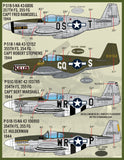 Furball 1/48 decals Colors and Markings of P-51 Part I - FDS4834 14 options