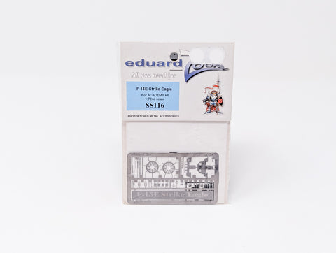Eduard 1/72 scale F-15E Strike Eagle photoetch detail for Academy kit - SS116