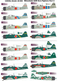 Lifelike 1/48 decals Mitsubishi A6M Zero Fighters Part 5 - 48-065