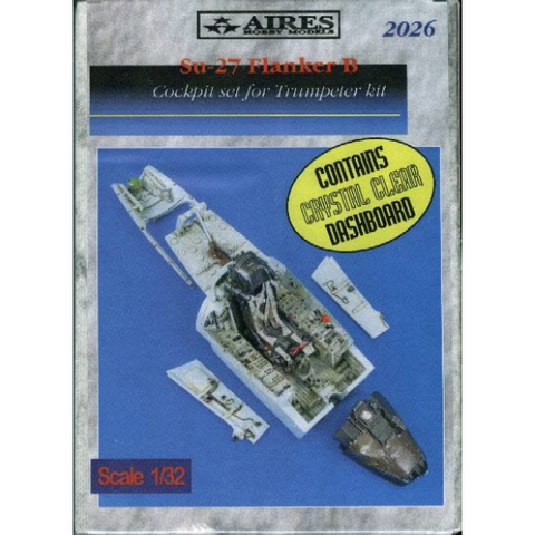 Aires 1/32 scale Su-27 Flanker B cockpit set Trumpeter - 2026