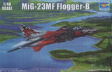 Trumpeter 1/48 scale Mikoyan-Gurevich MiG-23MF Flogger-B aircraft kit - 02854