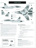 Cutting Edge 1:48 scale Sukhoi Su-27 Flanker B decal sheet - CED48011