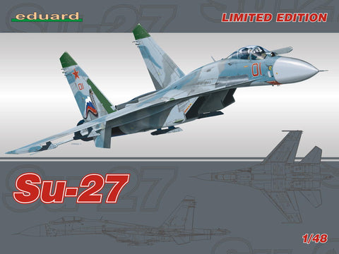Eduard 1/48 scale Su-27 aircraft kit - 1167 - Sealed