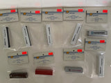 Walthers and Deluxe N Scale Containers bundles - 14 pieces assorted markings