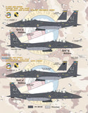 Bullseye 1/48 scale Decals 48053 - F-15E Desert Storm Strike Eagles for Revell