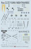 TwoBobs 1/48 scale AV-8B Yuma Nightmares decal sheet - 48-222
