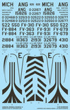 Caracal Models 1/48 decals CD48235 - F-89 Scorpion for Revell kit
