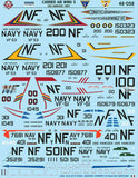 Bullseye 1/48 Decal 48058 Carrier Air Wing 5 USS Hancock '67 A-4C A-4E F-8E A-1H