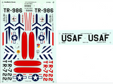 Aeromaster 1/48 decal sheet T-33's Over Korea, Part I - 48-266