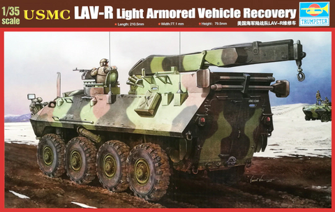 Trumpeter 1/35 scale USMC LAV-R Light Armored Vehicle Recovery - 00370