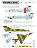 Aeromaster 1/48 MiG-21's: Cold War Fishbeds decal sheet - 48-241