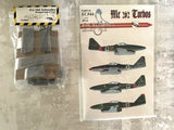 Tamiya 1/48 Me262 A-1A w/cutting edge resin & eagle decals kit #61087