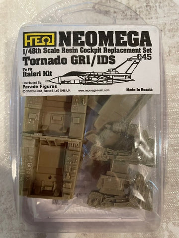 NeoMega 1/48 scale resin Tornado GRI/IDS cockpit set for Italeri - C45