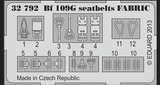 Eduard 1/32 photoetch 32792 - for Bf 109G seatbelts FABRIC for Revell