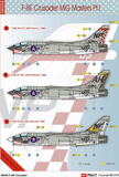 AVI print 1/72 scale F-8E Crusader MiG Maters Pt.I decals - 72006