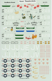 Aeromaster 1/48 scale Korat Thunderchiefs decals - 48-379