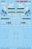 Caracal 1/48 decals F-16C Dark Vipers Part 6 - CD48242