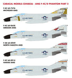 Caracal 1/48 decal Air National Guard F-4C/D Phantom Part 2 - CD48036