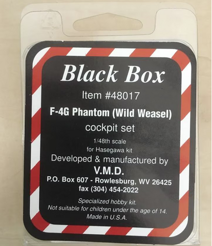 Black Box 1/48 resin F-4G Phantom Wild Weasel Cockpit set for Hasegawa - 48017