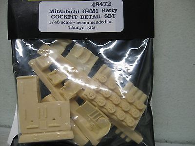 True Details 1/48 scale Mitsubishi G4M1 Betty - Resin Cockpit Detail Set 48472