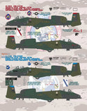 Bullseye 1/48 Decals 48054 A-10A Thunderbolt II Big Ass Warthog Sheet for GWH