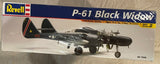 Revell 1/48 scale P-61 Black Widow kit 85-7546 sealed kit with shelf wear