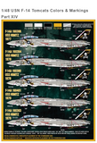 Furball 1/48 decals USN F-14 Tomcats Colors & Markings Part XIV - FDS48-033