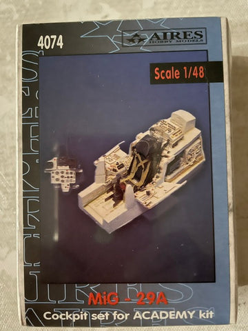 Aires 1/48 scale MiG-29A Cockpit Set for Academy - 4074