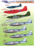 Cutting Edge 1:48 scale P-59 Airacomet Part 2 decal sheet - CED48254