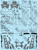 Dash Two 1/48 decals 48-001 Last on the Line S-3B Vikings for AMT/ERTL/Italeri
