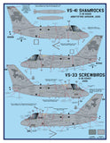 Dash Two 1/48 decals 48-001 Last on the Line S-3B Vikings for AMT/ERTL/Italeri