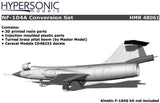 Hypersonic Models 1/48 Resin NF-104A Conversion Set for Kinetic HMR-48061