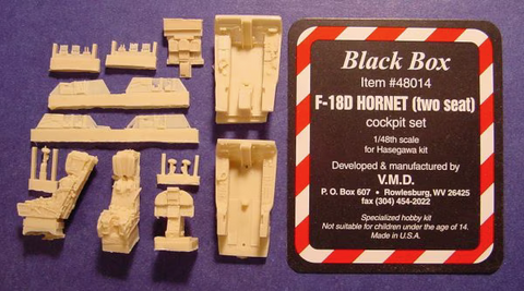 Black Box 1/48 resin F-18D Hornet (two seat) cockpit set for Hasegawa - 48014