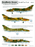 Aeromaster 1/48 decal sheet Su-22 Fitters, Part 2 - 48-247