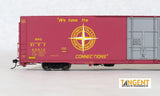 Tangent HO 25046-01 DT&I Del. 1970 Magenta 86′ DPD Box Car Rd# 26812