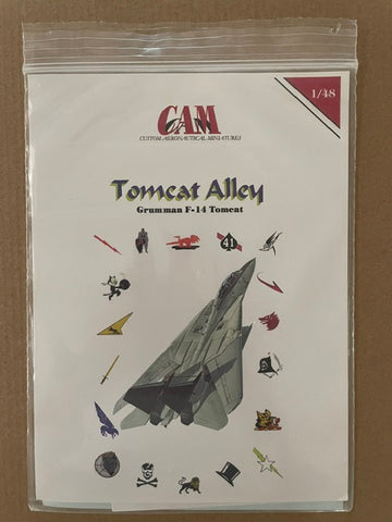 CAM 1/48 scale Decals Tomcat Alley Grumman F-14 Tomcat - 48-058
