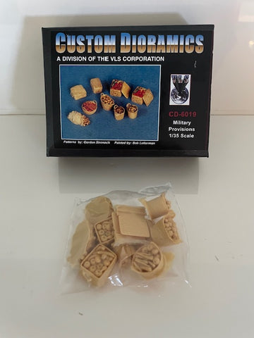 Custom Dioramics 1/35 scale Military Provisions resin details - CD6019