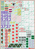 Begemot 1/48 decals for the Su-24 Fencer family - 48-019