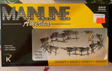 Mainline America K-Line O/O-27 Scale Split Rail Fence set of 6 -  x3 sets Included K-418301