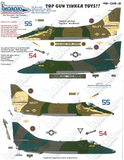 TwoBobs 1/48 scale decals for A-4E/F - Top Gun Tinker Toys - 48-018