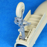 Hypersonic 1/48 FJ-2/3 Fury Nose Gear Upgrade Extended for Kitty Hawk 48066L