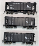 Kato 38-0101 N ACF 70 Ton Covd Hopper Chesapeake & Ohio 3 car KIT/needs Assembly