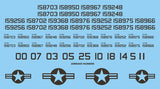 Caracal 1/48 scale USMC AV-8A/C Harrier decals - CD48027