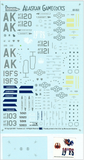 TwoBobs 1/48 scale decals F-15C Alaskan Gamecocks - 48-052