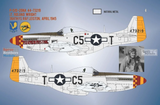 Bullseye 1/48 Decals 48045 - P-51D Mustang Yoxford Boys #9 for Eduard kit