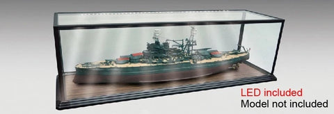 Trumpeter Models 1/200 Ship Display Case-Glass #09841 Arizona, Nelson, etc