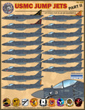 Furball 1/48 decals USMC Jump Jets Pt II Options for 16 AV-88 Harrier IIs 48-100